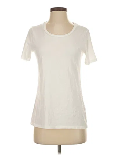Pre-owned Atm Anthony Thomas Melillo Short Sleeve T-shirt In White