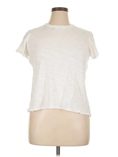 Pre-owned Atm Anthony Thomas Melillo Short Sleeve T-shirt In White