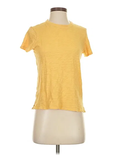 Pre-owned Atm Anthony Thomas Melillo Short Sleeve T-shirt In Yellow