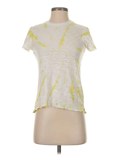 Pre-owned Atm Anthony Thomas Melillo Short Sleeve T-shirt In Yellow