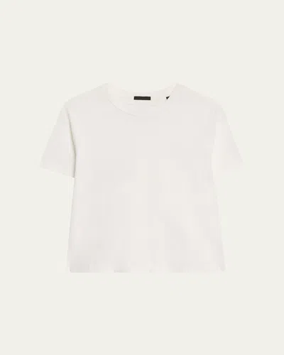 Atm Anthony Thomas Melillo Short-sleeve Jersey Cotton Boy Tee In White