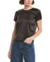 Atm Anthony Thomas Melillo Silk-blend T-shirt In Brown