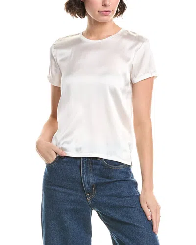 Atm Anthony Thomas Melillo Silk-blend T-shirt In White