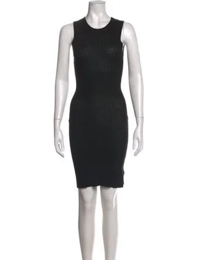 Pre-owned Atm Anthony Thomas Melillo Silk Knee-length Dress In Black