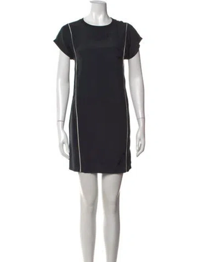 Pre-owned Atm Anthony Thomas Melillo Silk Mini Dress In Black