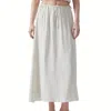 Atm Anthony Thomas Melillo Combo Silk Charmeuse Skirt In Beach Pebble In Multi
