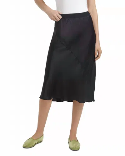 Atm Anthony Thomas Melillo Silk Pull On Midi Skirt In Black