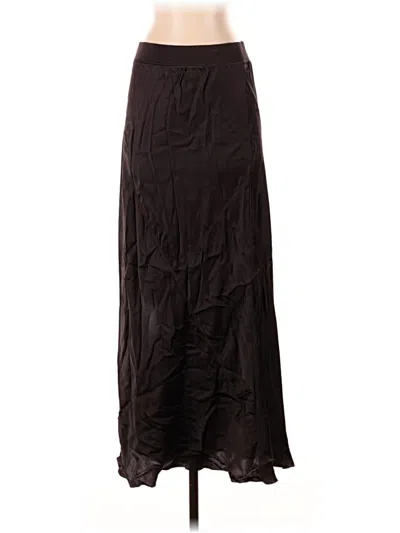 Pre-owned Atm Anthony Thomas Melillo Silk Skirt In Black