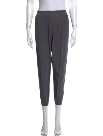 Pre-owned Atm Anthony Thomas Melillo Silk Straight Leg Pants In Gray