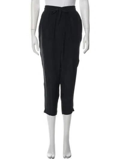 Pre-owned Atm Anthony Thomas Melillo Silk Sweatpants In Black