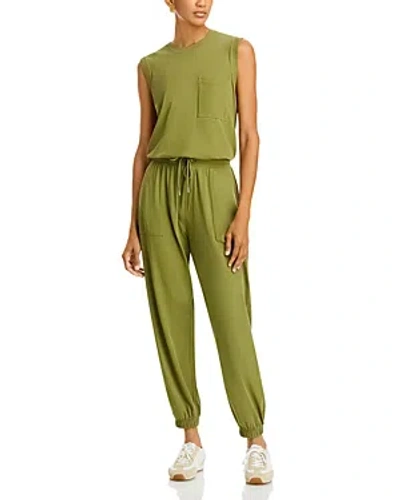 Atm Anthony Thomas Melillo Sleeveless Jumpsuit In Green