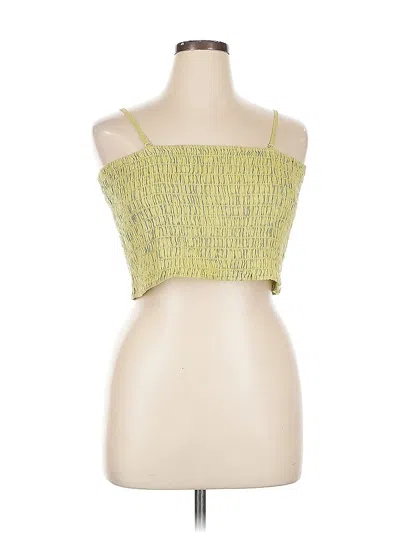 Atm Anthony Thomas Melillo Sleeveless Top Green Strapless Neckline Tops In Multi