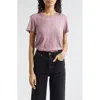 Atm Anthony Thomas Melillo Slub Cotton Jersey T-shirt In Wisty Mauve