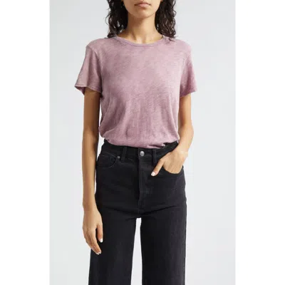 Atm Anthony Thomas Melillo Slub Cotton Jersey T-shirt In Wisty Mauve