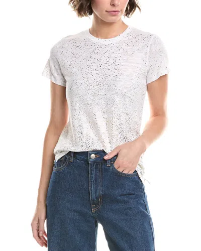 Atm Anthony Thomas Melillo Slub Foil T-shirt In White
