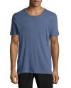 Atm Anthony Thomas Melillo Slub Jersey Crewneck T-shirt In Light Blue
