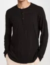 Atm Anthony Thomas Melillo Destroyed Wash Henley In Black