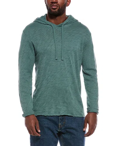 Atm Anthony Thomas Melillo Slub Jersey Hoodie In Metallic