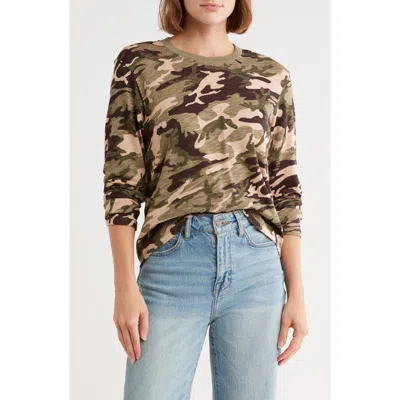 Atm Anthony Thomas Melillo Slub Jersey Long Sleeve Tee In Multi