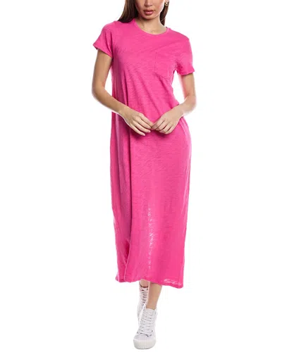 Atm Anthony Thomas Melillo Slub Jersey Maxi Dress In Pink