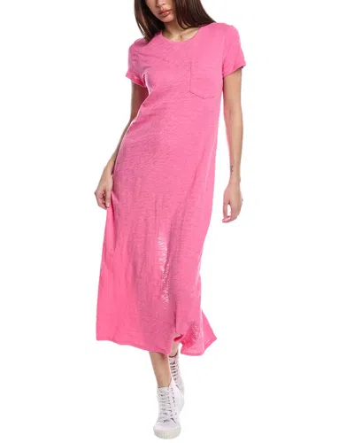 Atm Anthony Thomas Melillo Slub Jersey Maxi Dress In Pink