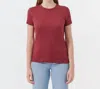 Atm Anthony Thomas Melillo Slub Jersey Schoolboy Shirt In Wine In Pink