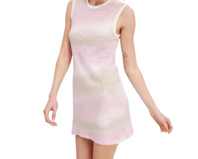 Atm Anthony Thomas Melillo Slub Jersey Sleeveless Muscle Dress In Watercolor Stripe In Multi