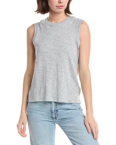 Atm Anthony Thomas Melillo Slub Jersey Sleeveless T-shirt In Gray