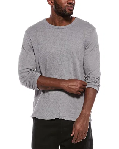 Atm Anthony Thomas Melillo Slub Jersey T-shirt In Gray
