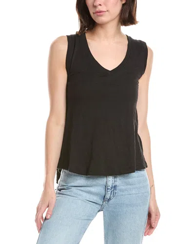 Atm Anthony Thomas Melillo Slub Jersey V-neck Tank Top In Black