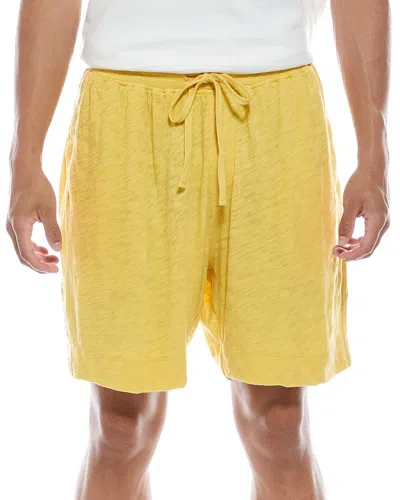 Atm Anthony Thomas Melillo Slub Short In Yellow