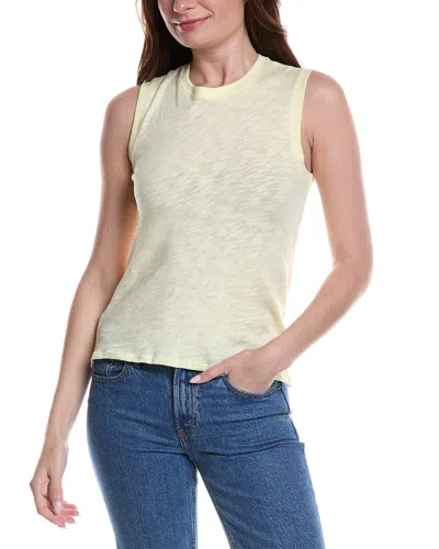 Atm Anthony Thomas Melillo Slub Sleeveless Schoolboy T-shirt In Brown