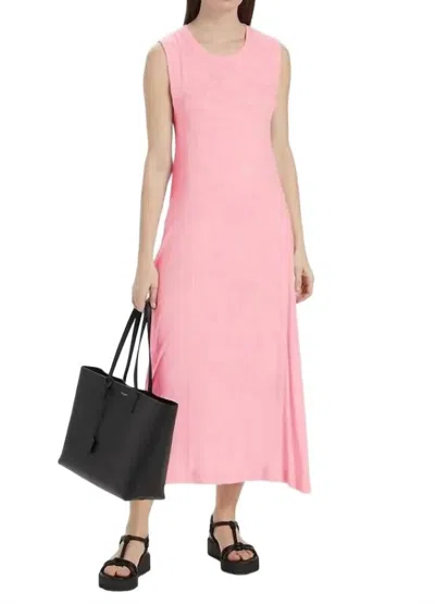 Atm Anthony Thomas Melillo Slub Sleeveless Swing Maxi Dress In Ballet Pink