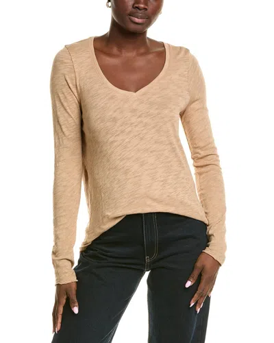 Atm Anthony Thomas Melillo Slub T-shirt In Neutral