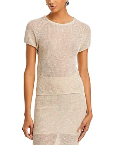Atm Anthony Thomas Melillo Spacedyed Sweater In Neutral