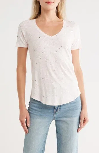 Atm Anthony Thomas Melillo Splatter Cotton Slub Jersey T-shirt In Multi