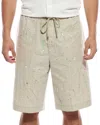 Atm Anthony Thomas Melillo Splatter Painted Short In Multi
