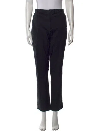Pre-owned Atm Anthony Thomas Melillo Straight Leg Pants In Black