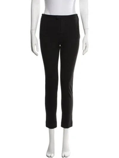 Pre-owned Atm Anthony Thomas Melillo Straight Leg Pants In Black