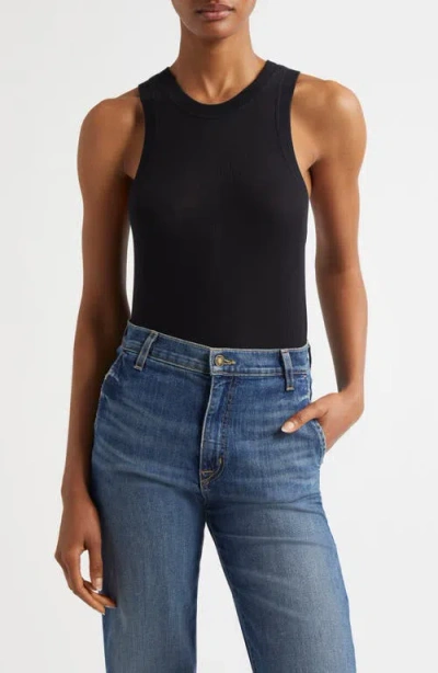 Atm Anthony Thomas Melillo Crewneck Sleeveless Top In Black