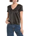 Atm Anthony Thomas Melillo Stretch Silk-blend Top In Black