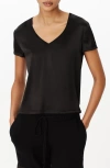 Atm Anthony Thomas Melillo Anthony Thomas Melillo V-neck T-shirt In Black