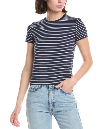 Atm Anthony Thomas Melillo Stripe Classic Jersey T-shirt In Blue