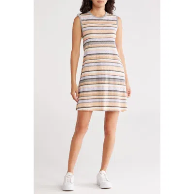 Atm Anthony Thomas Melillo Stripe Slub Jersey Tank Dress