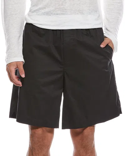 Atm Anthony Thomas Melillo Superfine Twill Boxer Short In Black