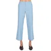 Atm Anthony Thomas Melillo Superfine Twill Stripe Boyfriend Pant In Summer Sky/white In Multi