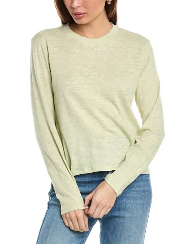 Atm Anthony Thomas Melillo Slub Jersey Long Sleeve Tee In Green