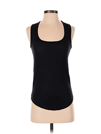 Pre-owned Atm Anthony Thomas Melillo Tank Top Black Halter Neckline Tops