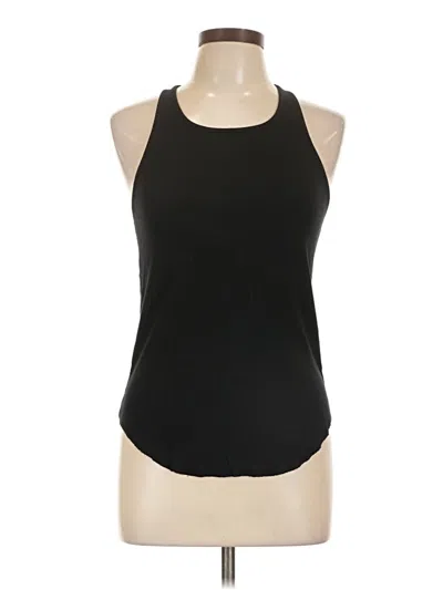 Pre-owned Atm Anthony Thomas Melillo Tank Top Black Halter Neckline Tops