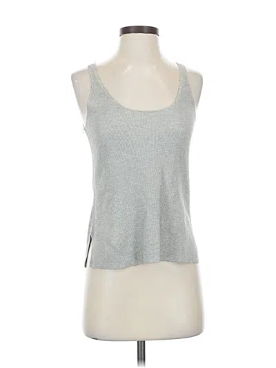Pre-owned Atm Anthony Thomas Melillo Tank Top Gray Halter Neckline Tops